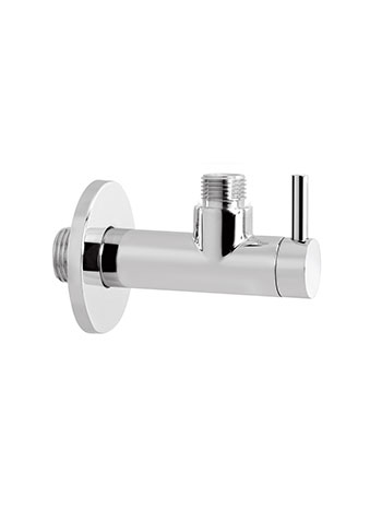 Hotbath Hoekstopkraan met filter 1/2'' Geborsteld Messing P2002