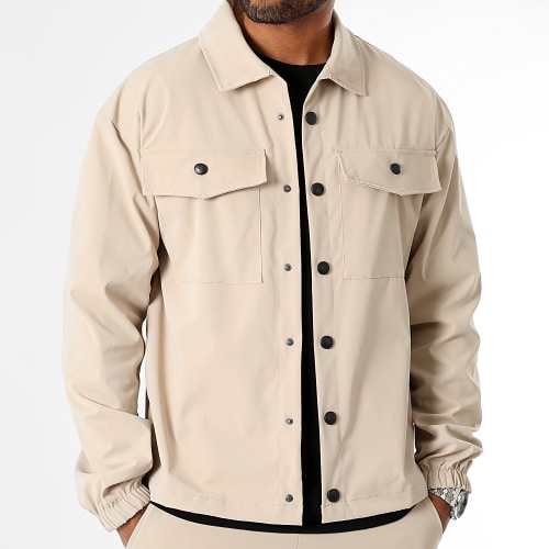 Surchemise Avec Poches 0129 Beige Clair