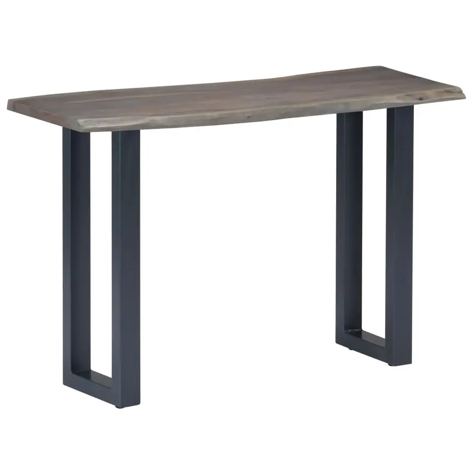 vidaXL - Wandtafel - Grijs - Hout