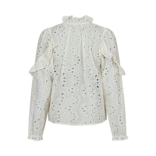 Neo Noir Nadira Embroidery Bluse, Ivory, 36