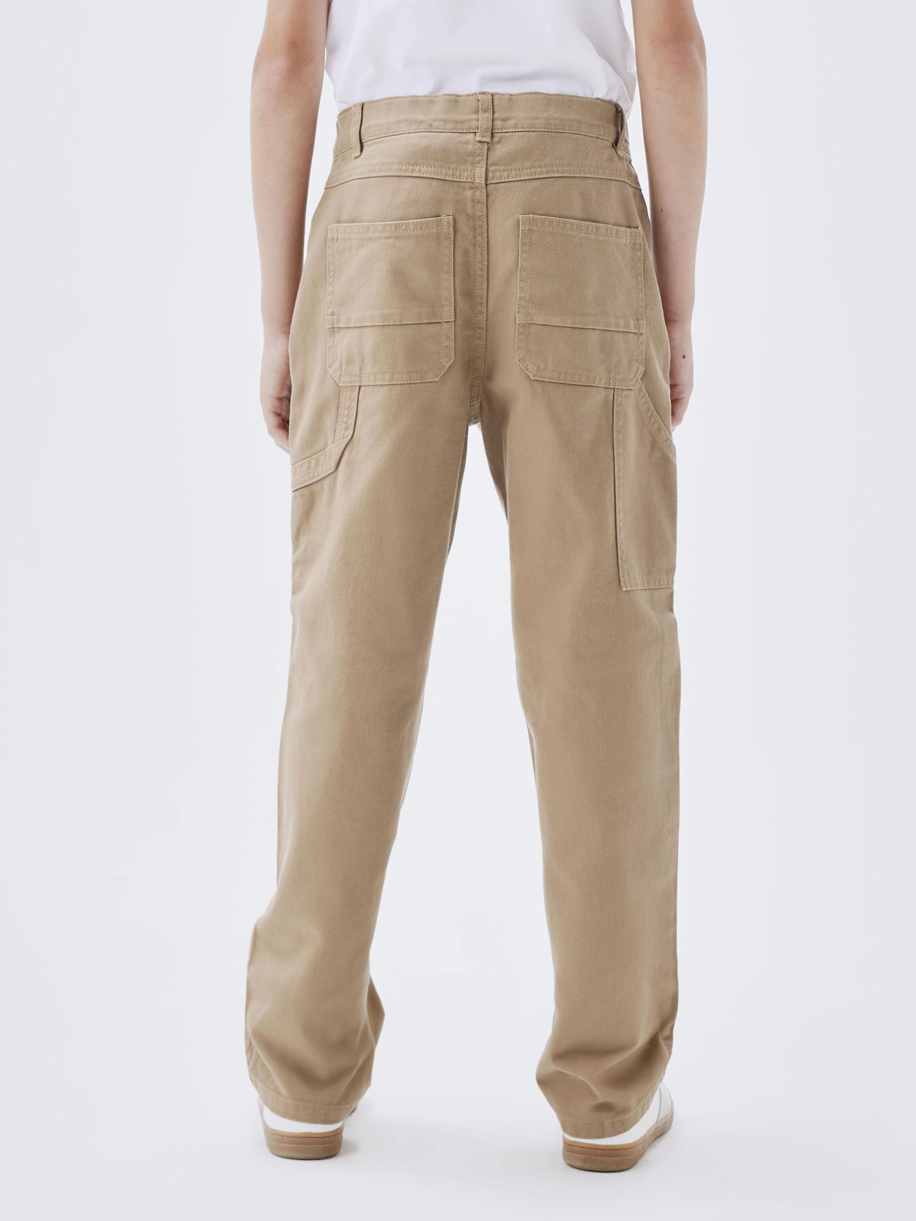 Name It 5-Pocket-Hose »NKMRYAN – Straight-Fit Hose, einfach kombinierbar«  unifarben, casual, straight fit, Twill
