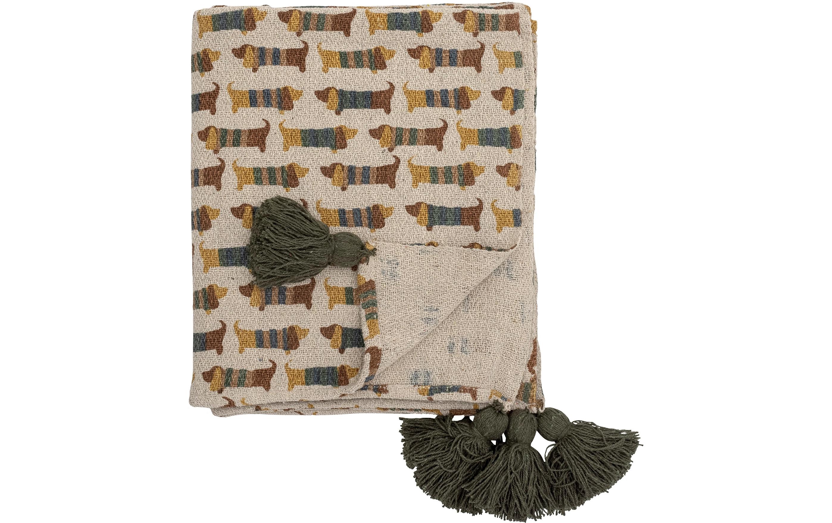 Kuscheldecke Charlie 160 x 130 cm, BraunDecke zum Kuscheln aus Baumwolle und Polyester