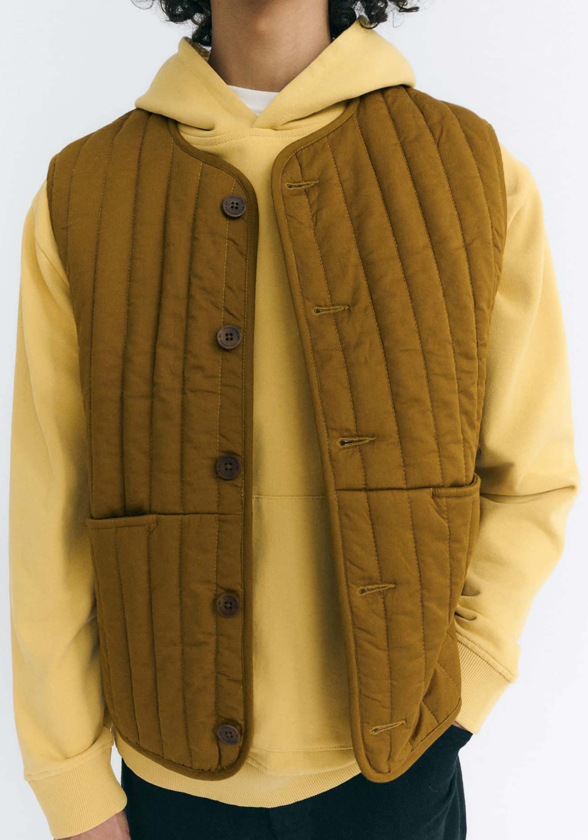 Thinking Mu Weste Jon Light Oak Brown