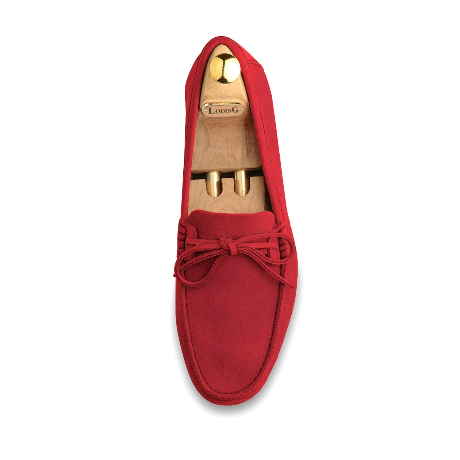 Mocassin Bahia 819 veau velours rouge