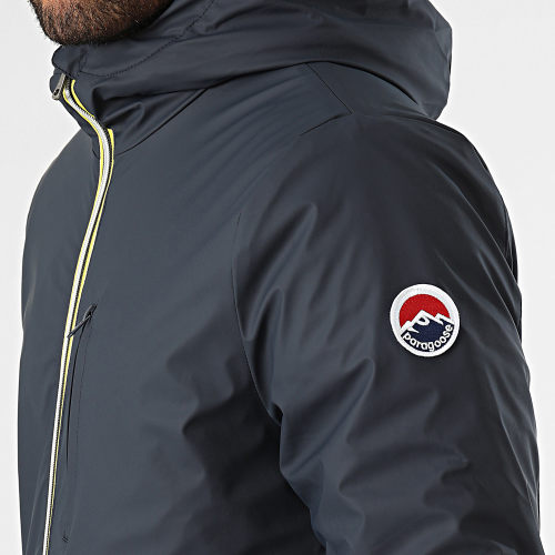 Veste Capuche Zippée Bleu Marine