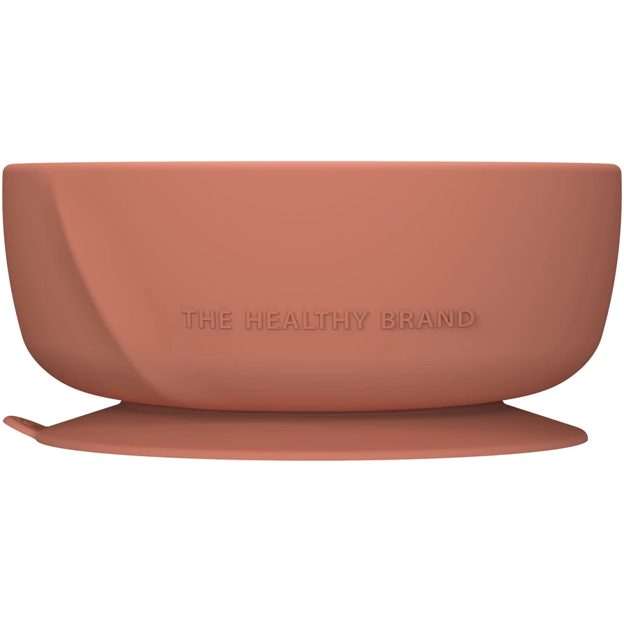 everyday® baby Esslernschüssel mit Saugfuß Silikon, nature red