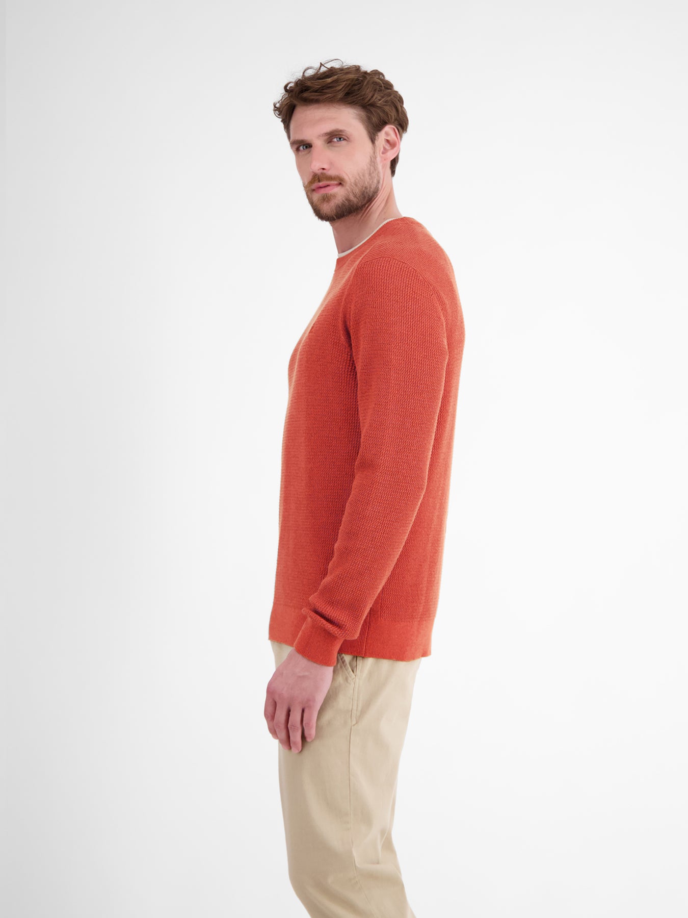 Herren Strickpullover in Strukturqualität