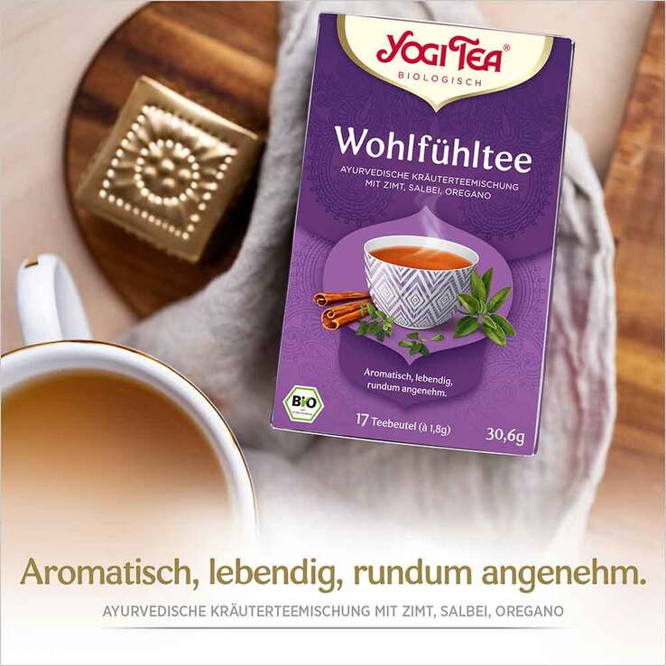 Yogi Tea Wohlfühl Bio, 17X1.8 g