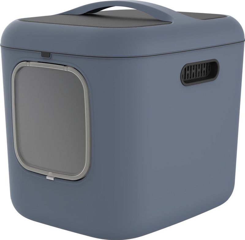 Rotho - Biala Kattentoilet - Horizon Blue - Ruim - Geschikt voor Grote Katten