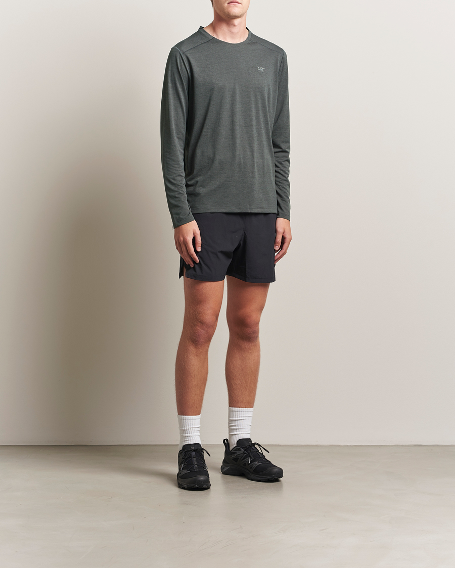 Arc'teryx Cormac Long Sleeve T-Shirt Black Heather