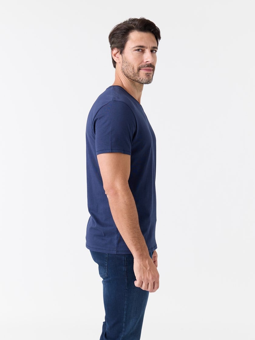 Rizzo v-hals t-skjorte Dress Blues