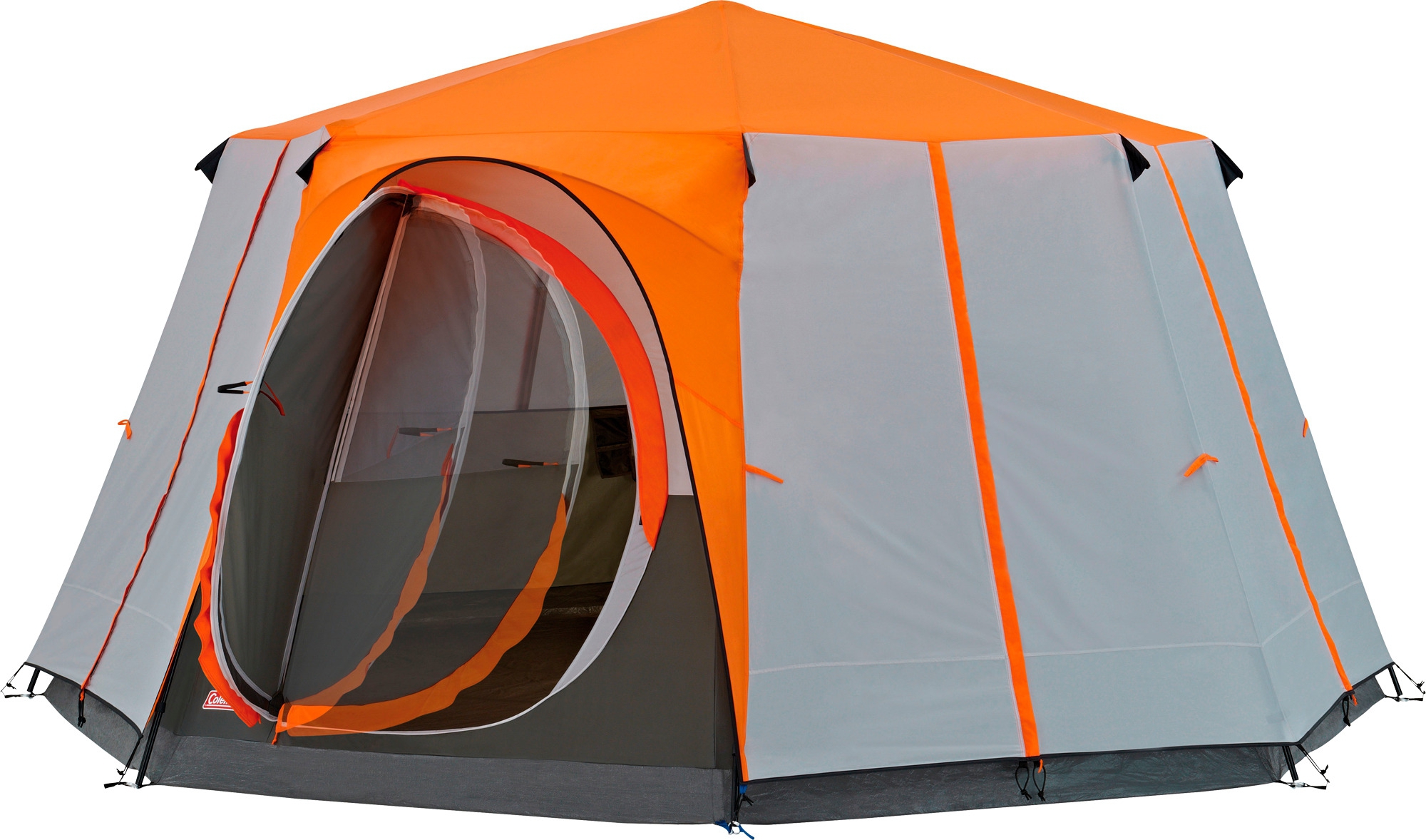 Coleman Octagon Familienzelt für 8 Personen orange