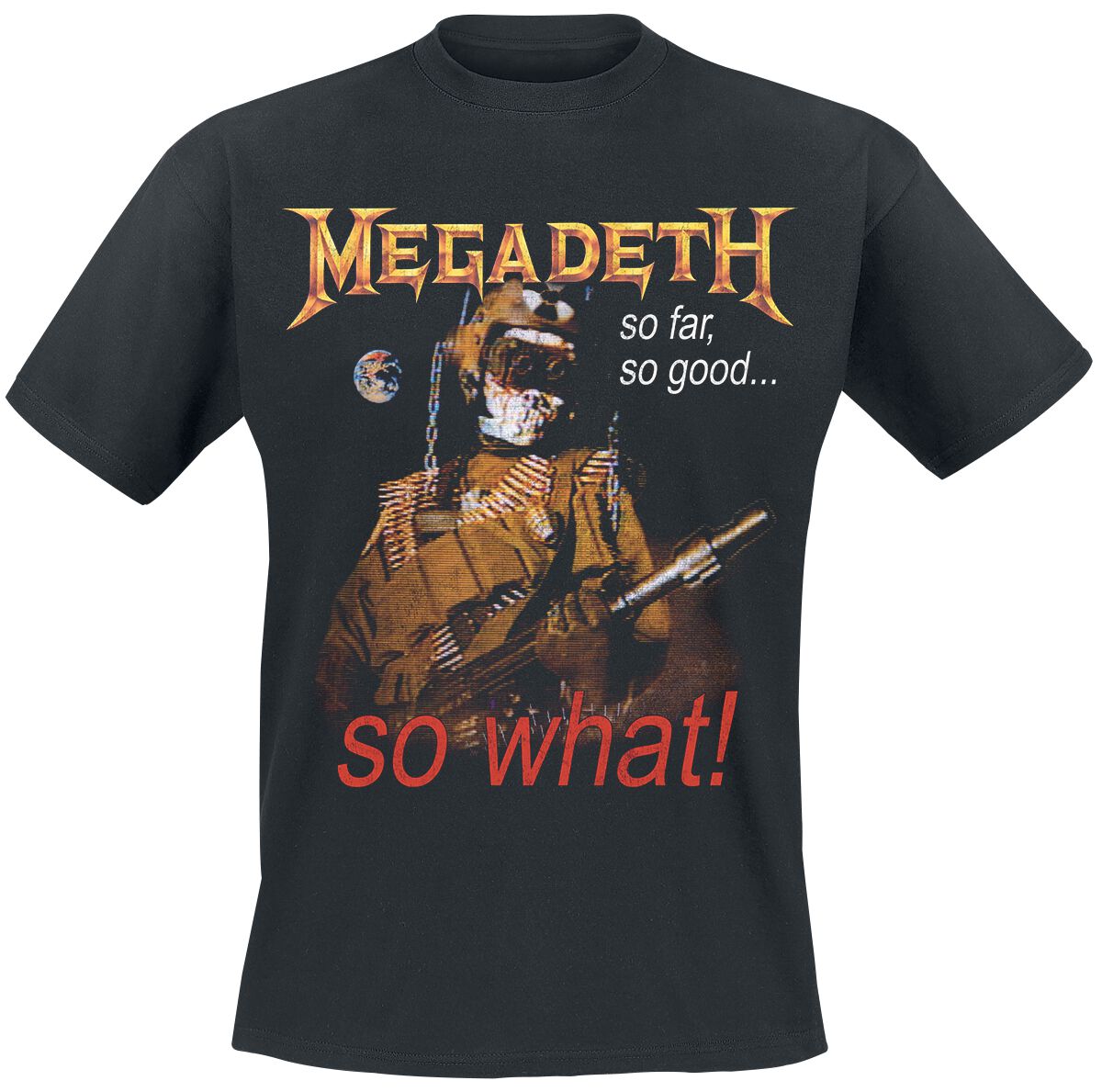 So What Vintage Tracklist | Megadeth T-Shirt Manches courtes