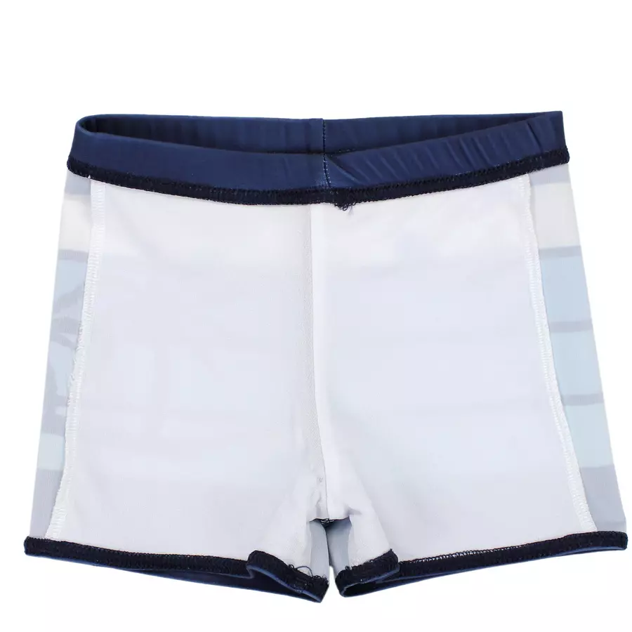 Aquarti Jungen Badehose Gestreift mit Motiven türkisblau