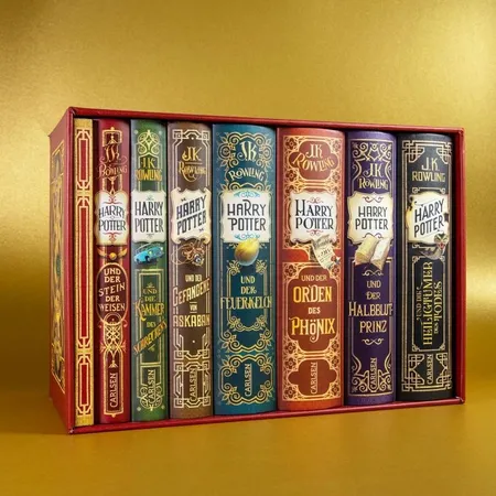 Carlsen Verlag Harry Potter: Band 1-7 im Schuber – mit exklusivem Extra! (Harry Potter)