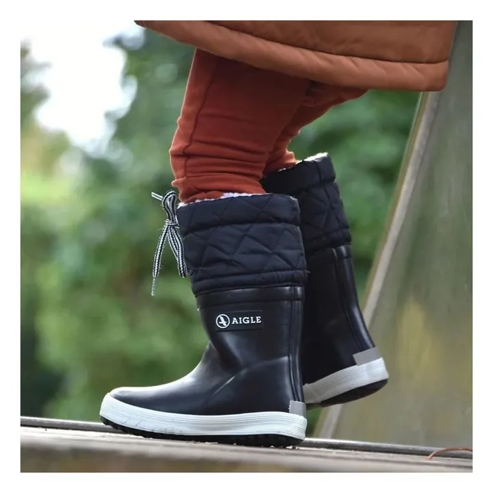 Aigle Bottes Giboulée Fourées | Bleu marine
