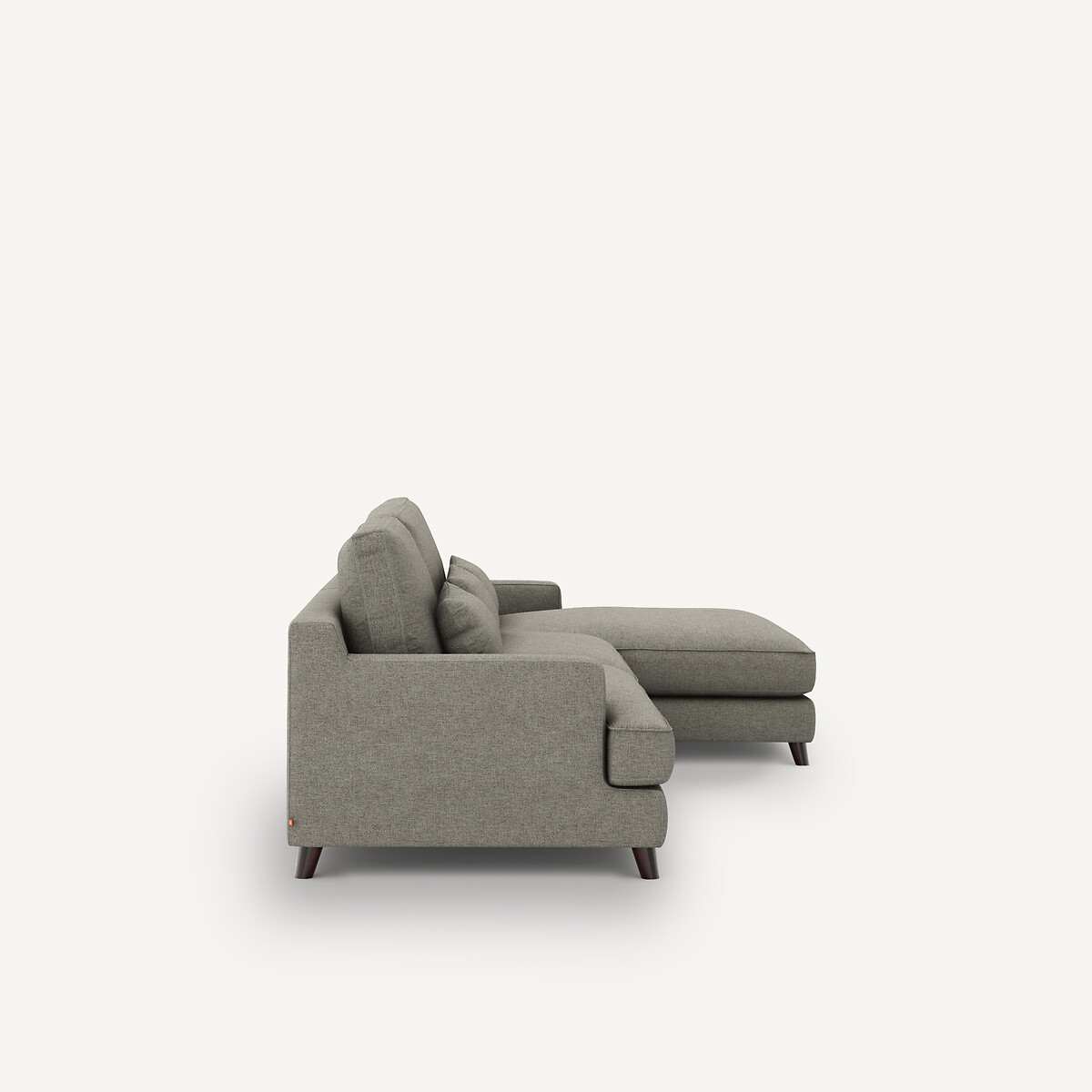 AM.PM<br>Sofá de canto em viscose/linho texturizado, Alwine