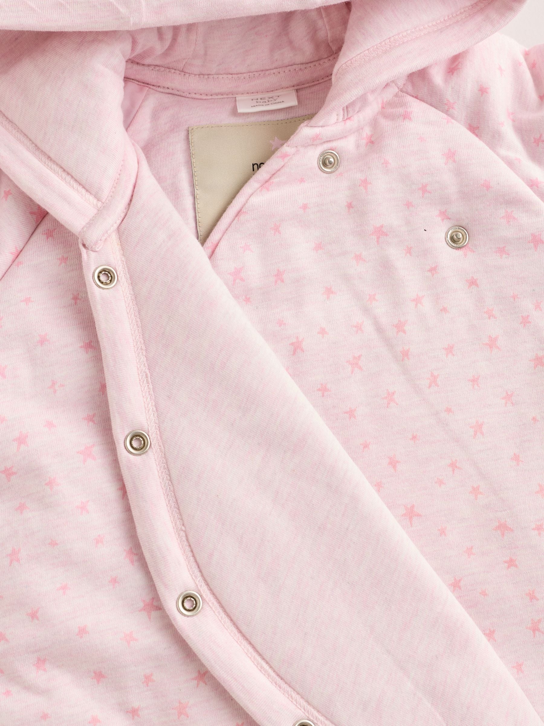 Roze - Comfortabele baby jersey gewatteerde all-in-one omslagdoek (0 - 18 mnd)