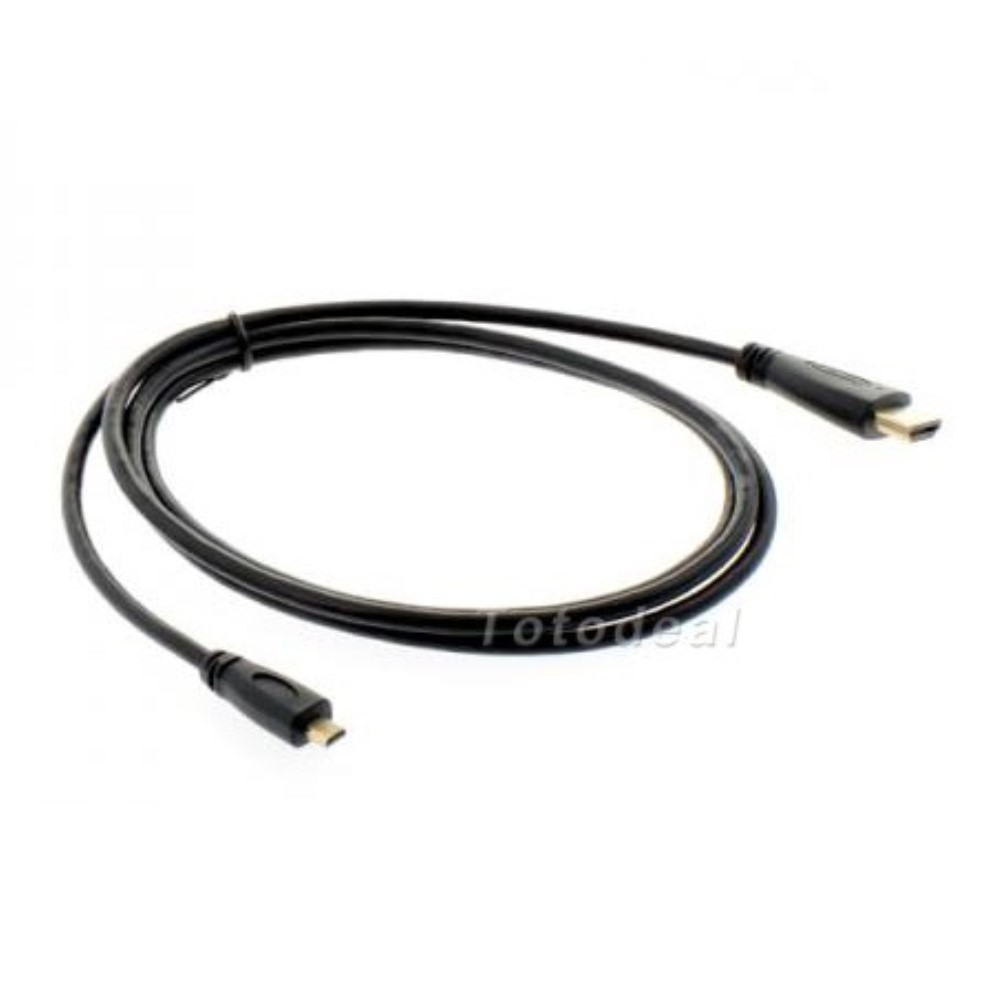 (1.5m) Micro HDMI 1.4 auf HDMI Kabel für GoPro und Camcorder / Digitalkameras - Schwarz