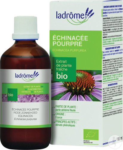 Ladrôme Échinacée Pourpre Extrait De Plante Fraîche Bio Flacon 100ml