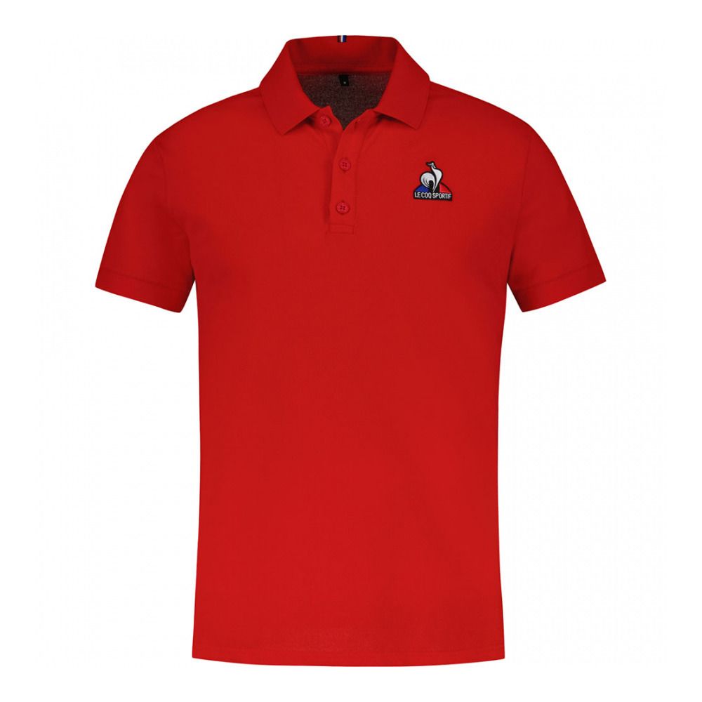 Le Coq Sportif ESSENTIELS N°2 - Polo Homme rouge electro