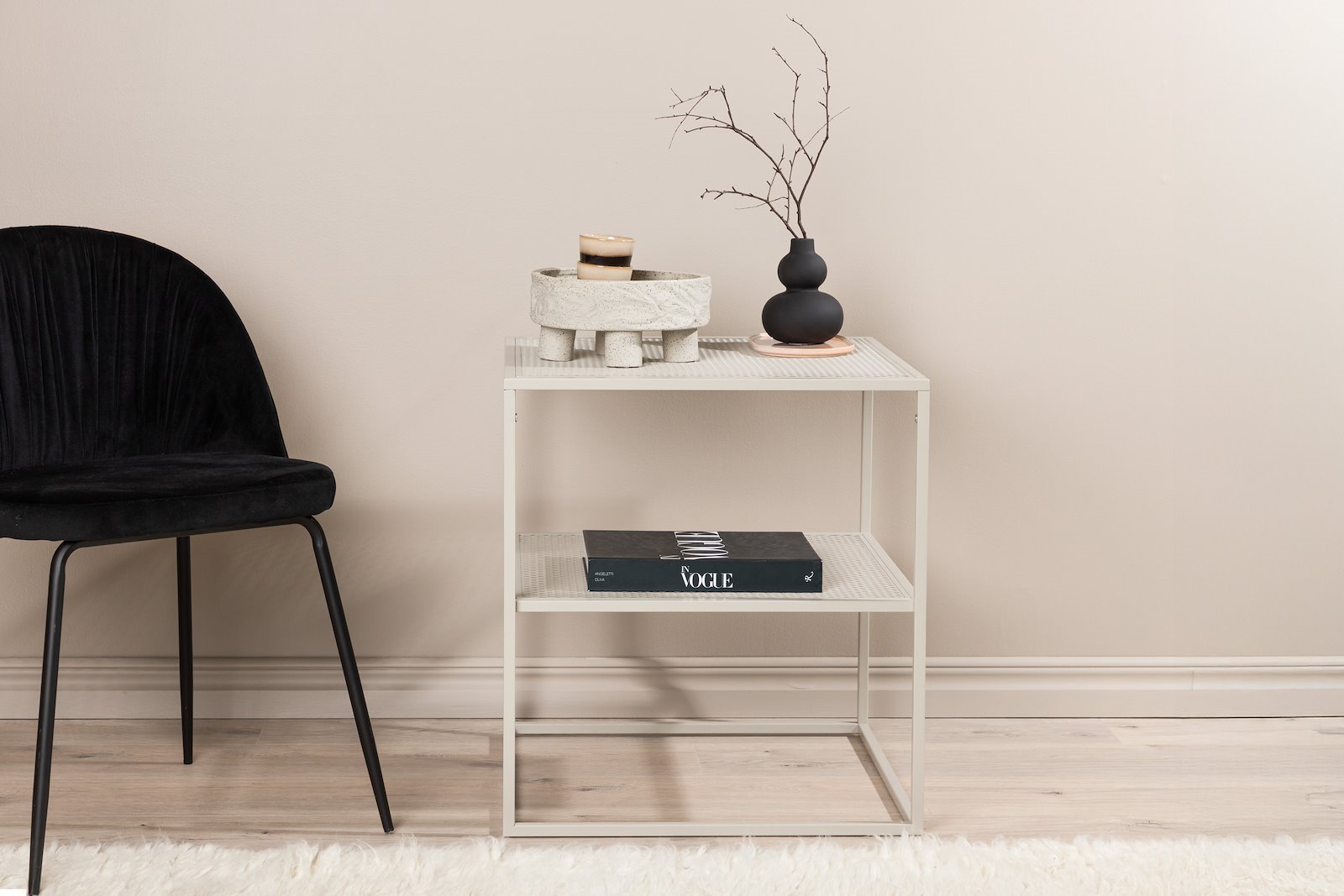 Netz Sofabord Beige metall.