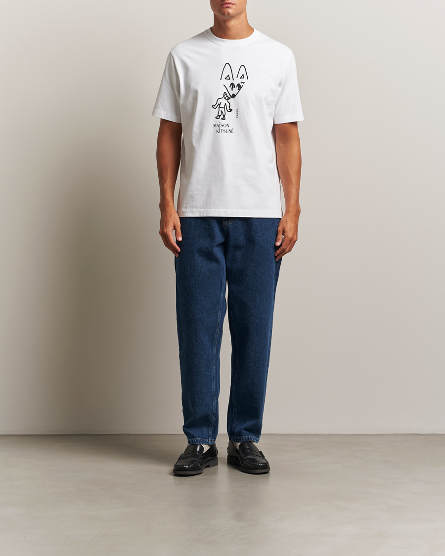 Maison Kitsuné Party Fox T-Shirt White