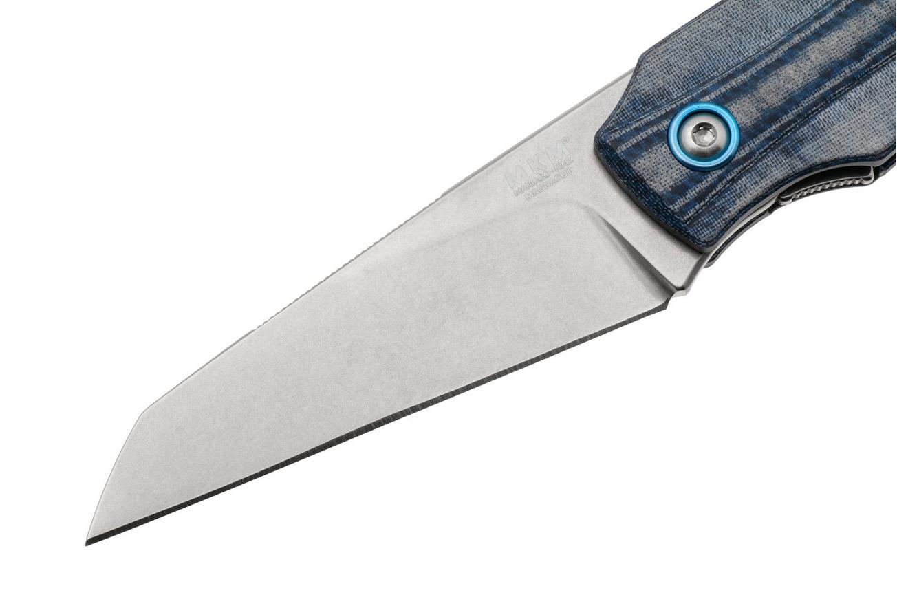 MKM Ice MK IC-DC Stonewashed Magnacut, Demim Micarta, zakmes, Tommaso Rumici en Denis Simonutti design