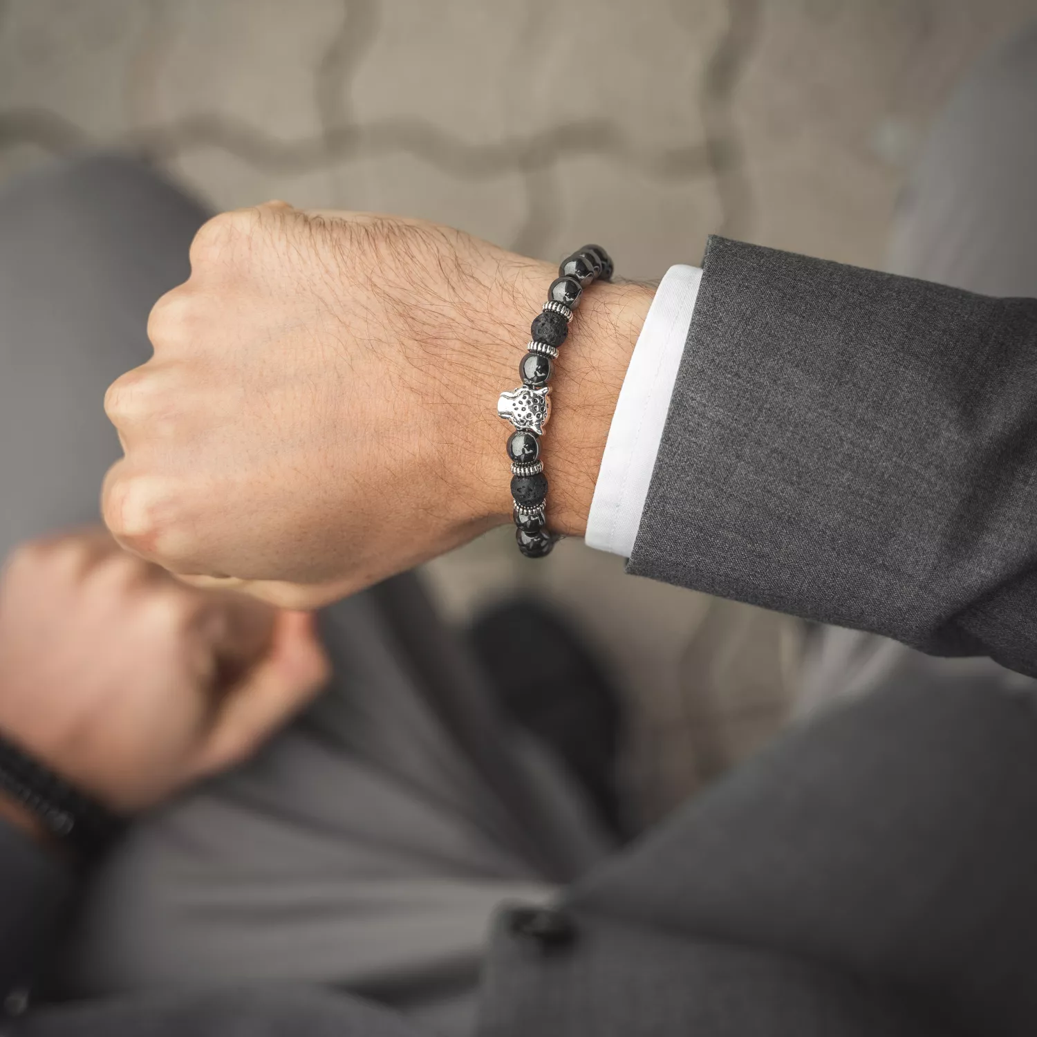 Auxere Tiger Armbånd Sten KXD0214