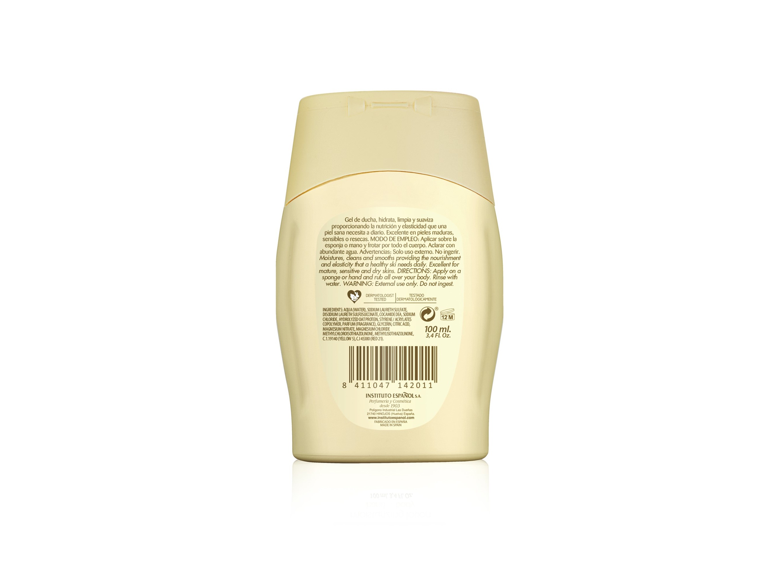GEL DE BANHO INSTITUTO ESPAÑOL AVEIA 100 ML