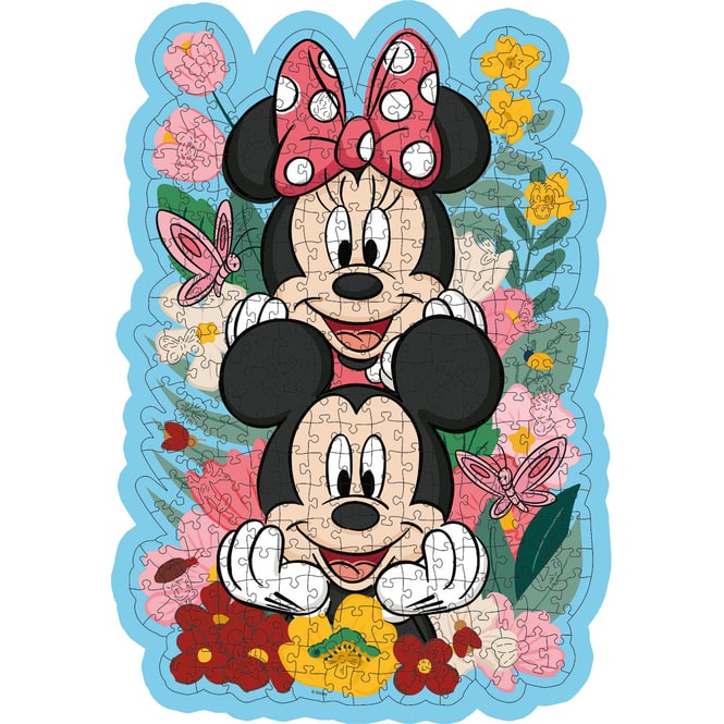 Disney Mickey & Minnie - WOODEN - Holzpuzzle - 300 Teile