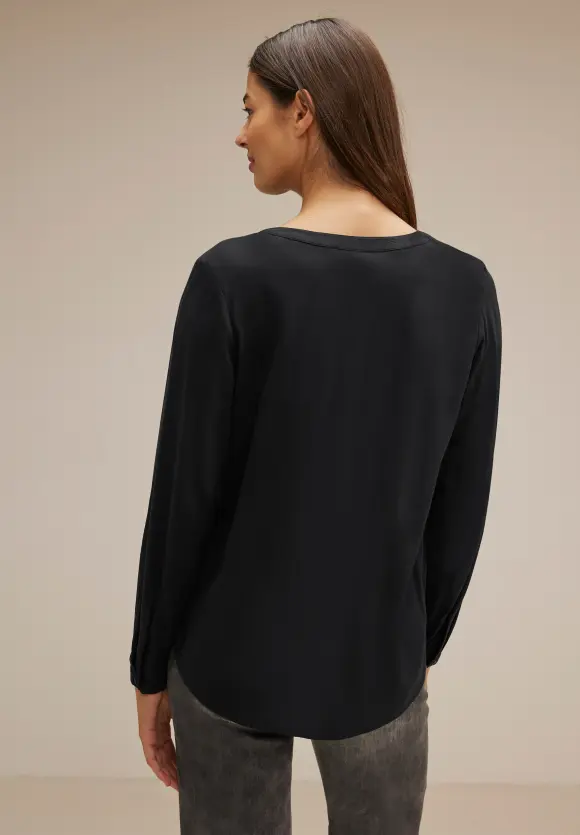 Viskosebluse - Black