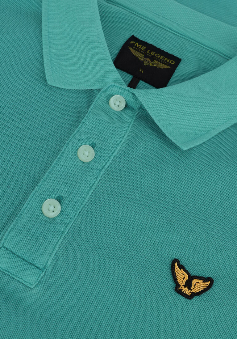 PME LEGEND mint pme legend polo short sleeve polo pique garment dye