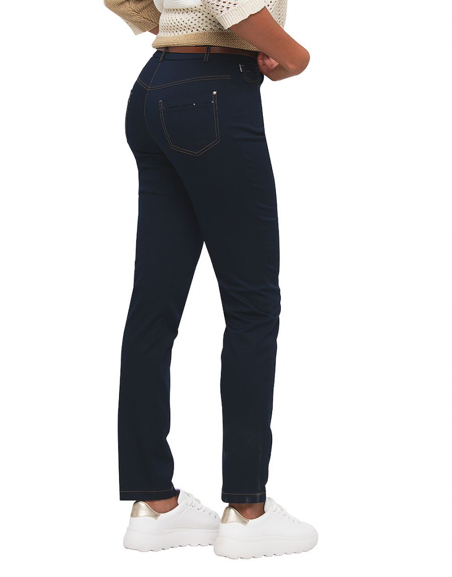 Pantalon slim marine