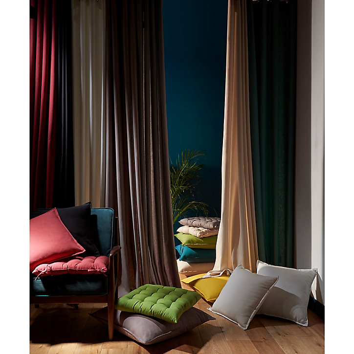 Coussin GoodHome Hiva vert 60 x 60 cm