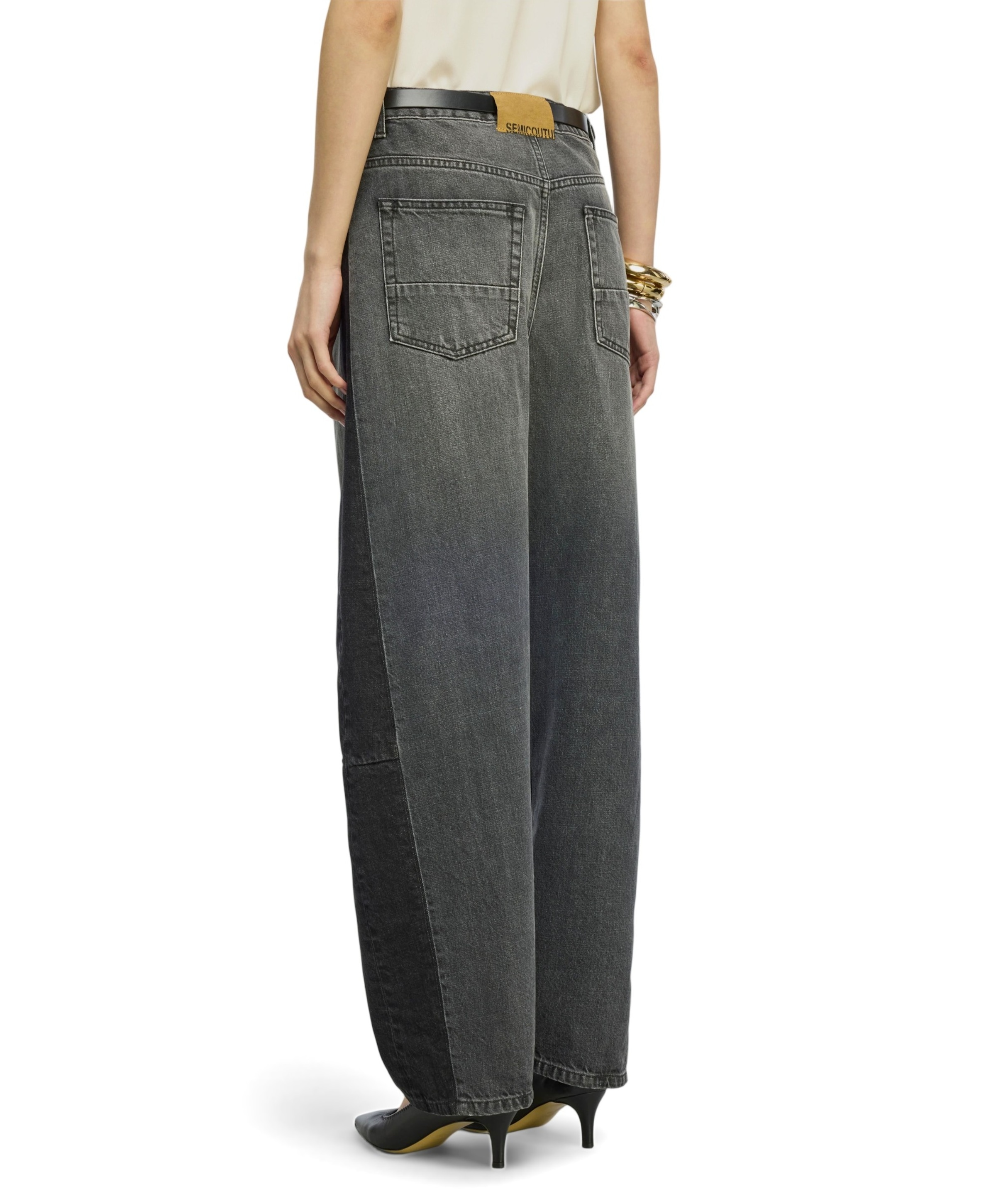 Semicouture dames jeans grijs