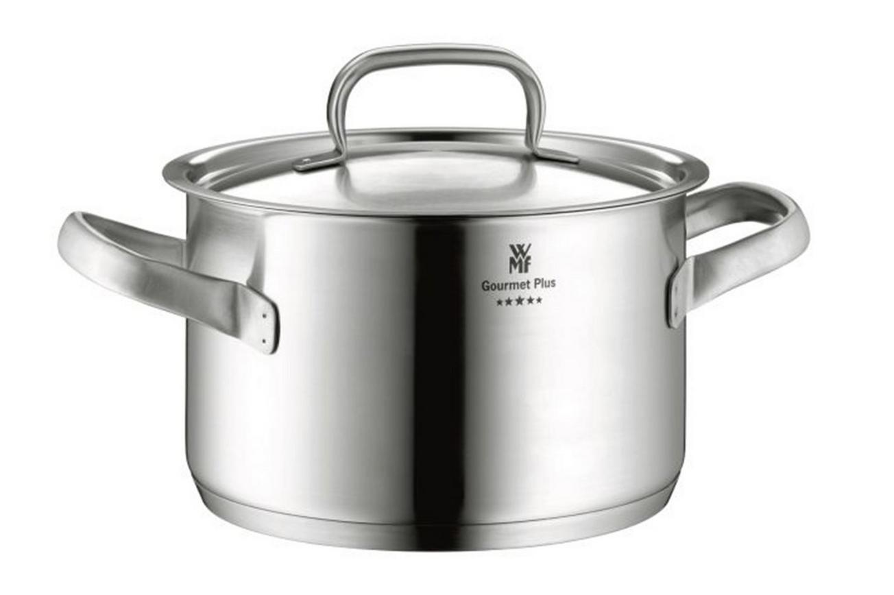 WMF Gourmet Plus 724246030 hoge kookpan 24cm met deksel