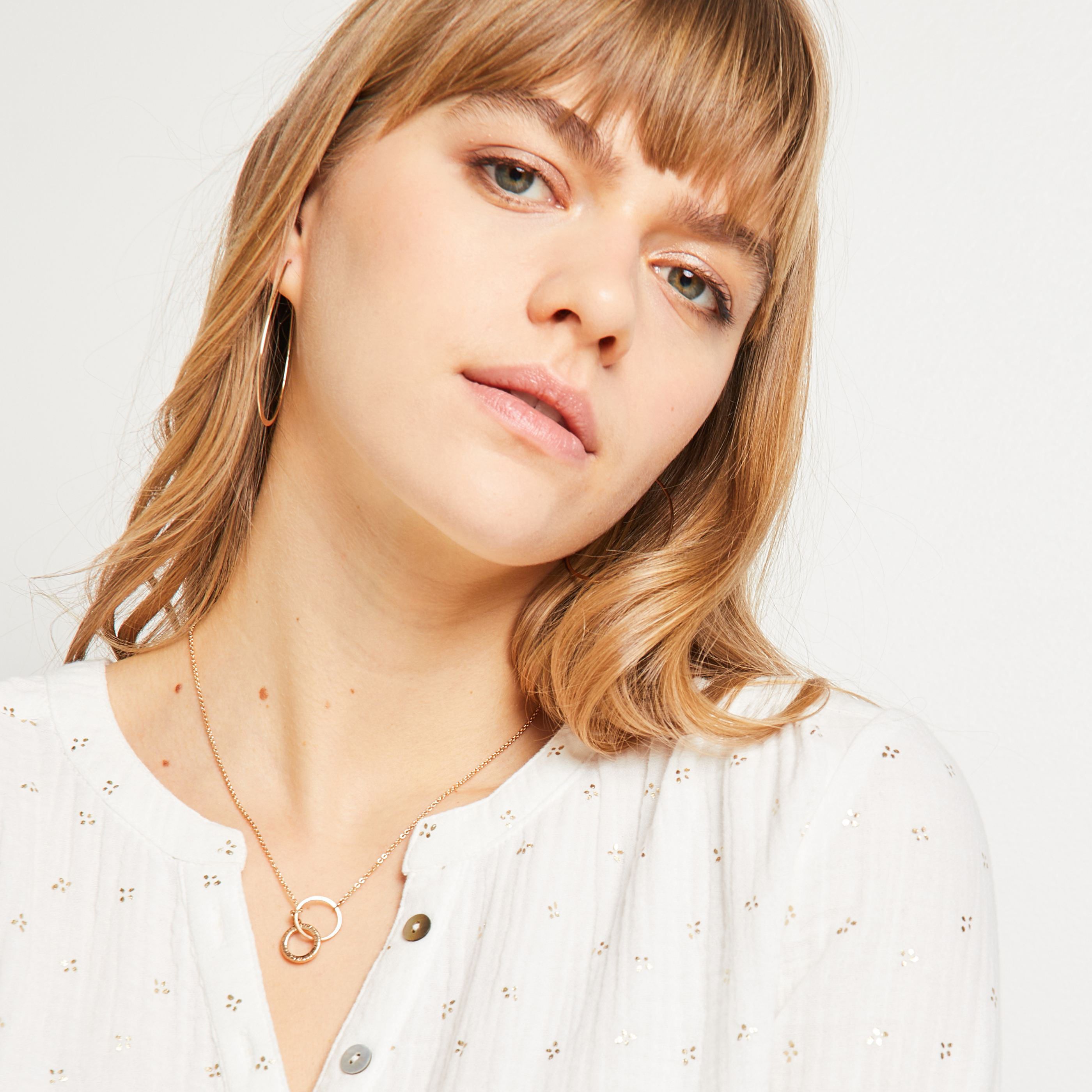 Blouse gaze de coton femme - ECRU