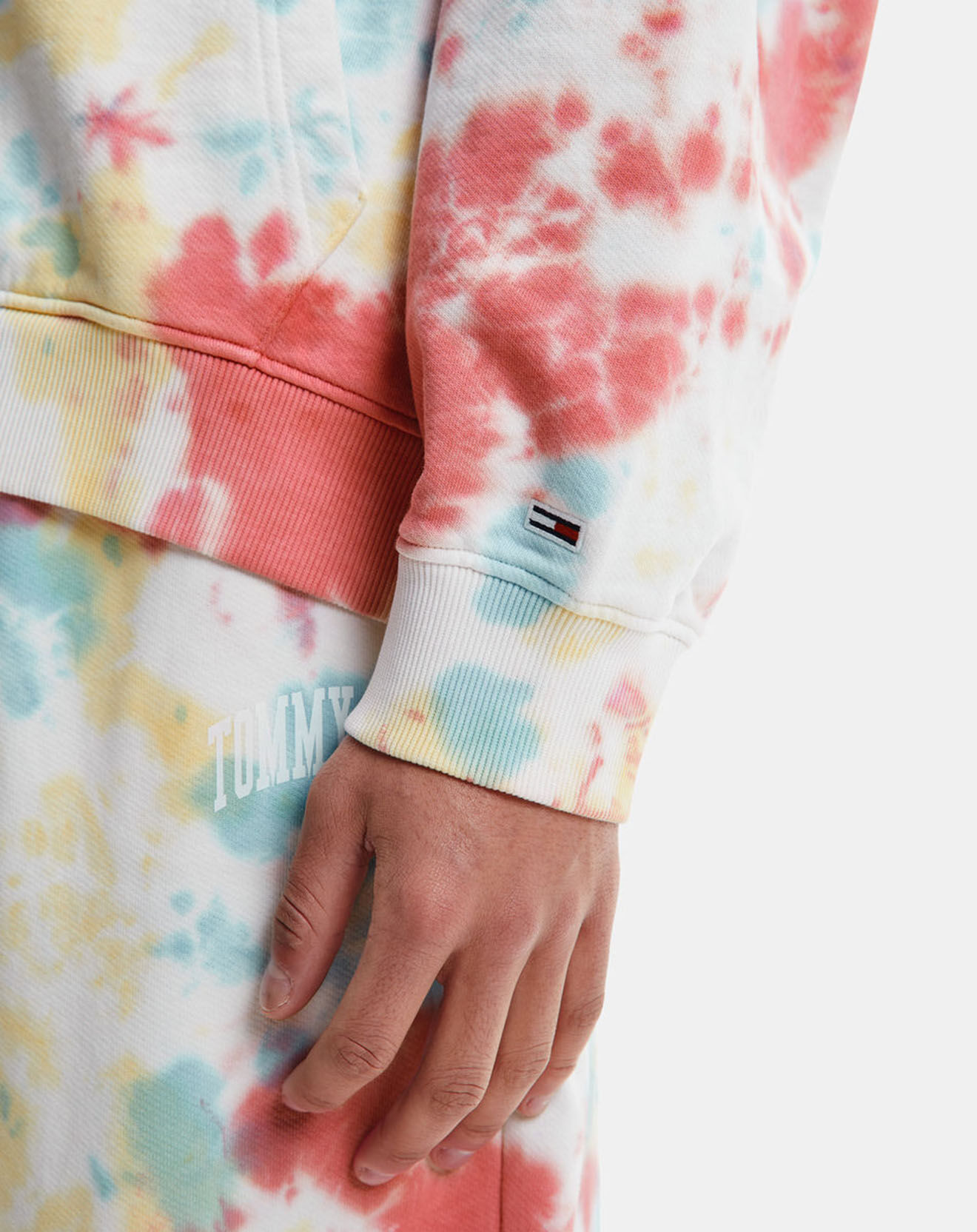 Tommy Jeans Sweat à capuche Aop Tie Dye multicolore