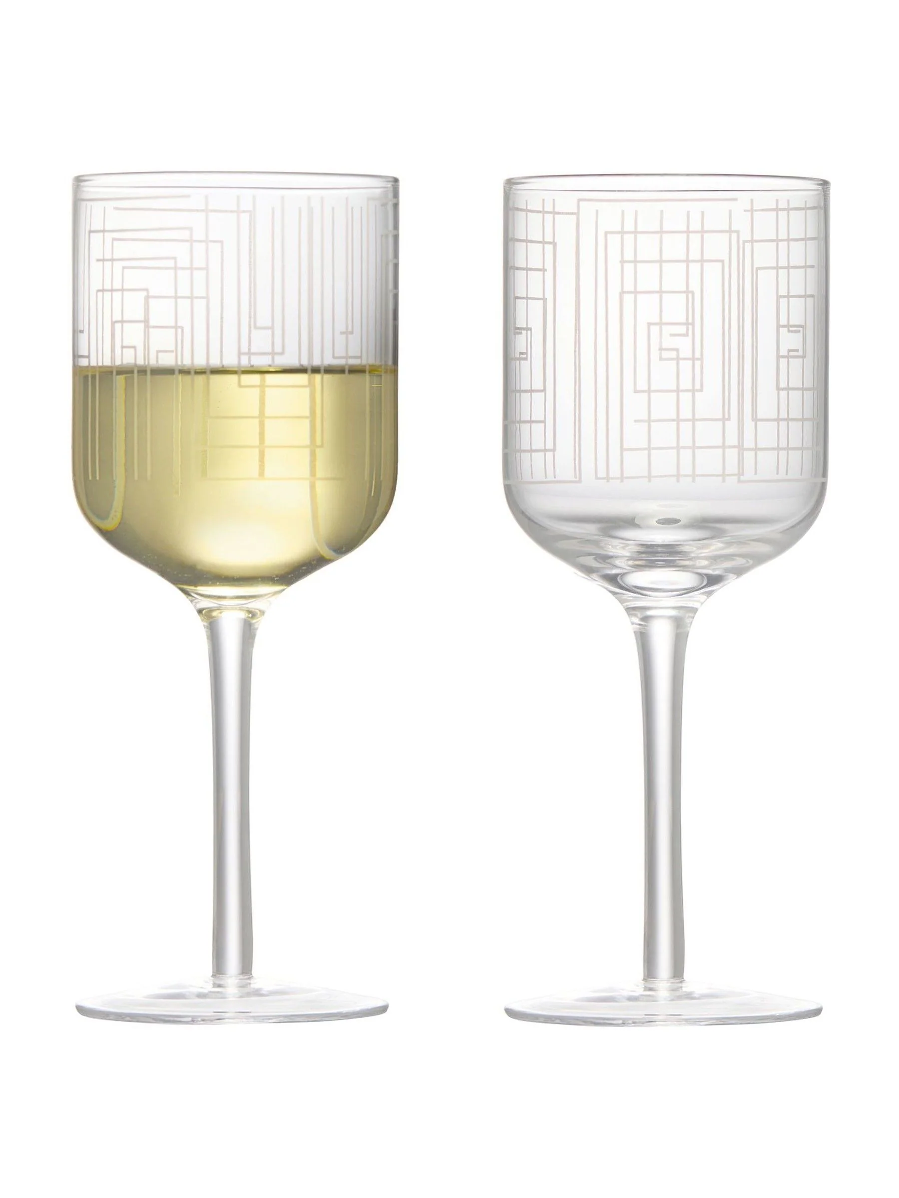 Anton Studio Designs Set van 2 Maze Wijnglazen