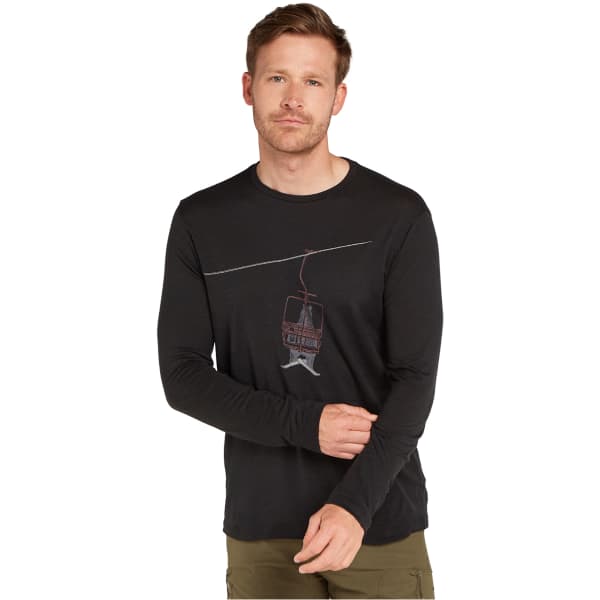 T-shirt randonnée ICEBREAKER M 150 TECH LITE LS TEE BEARL LIFT BLACK