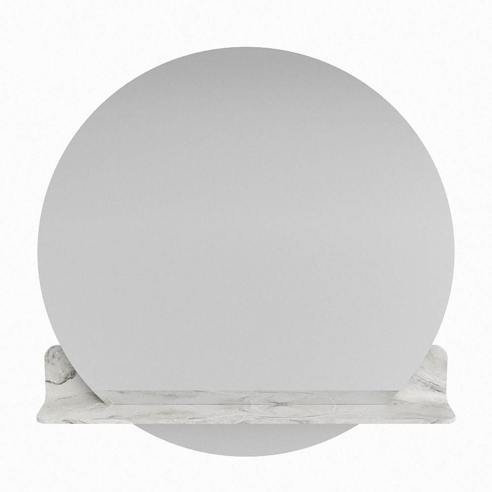 Mondiaz Spot spiegel rond Ø80cm met planchet glace