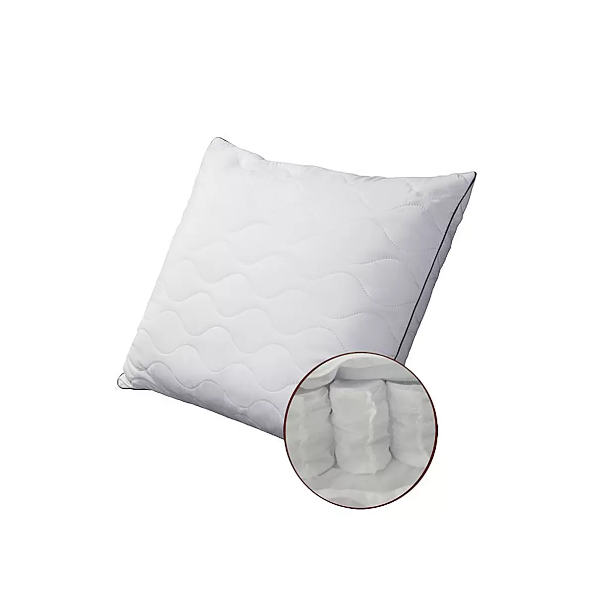 Boxspring-Kopfkissen Box weiss
