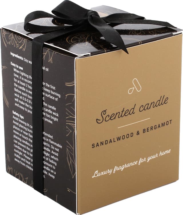A Sence Sandalwood & Bergamot scented candle