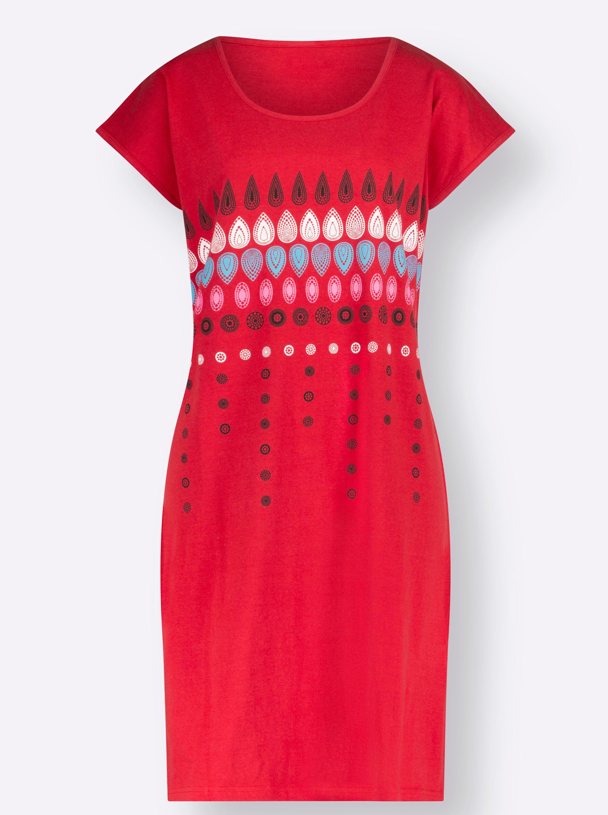 Top Ten Sommerkleid in marine + rot