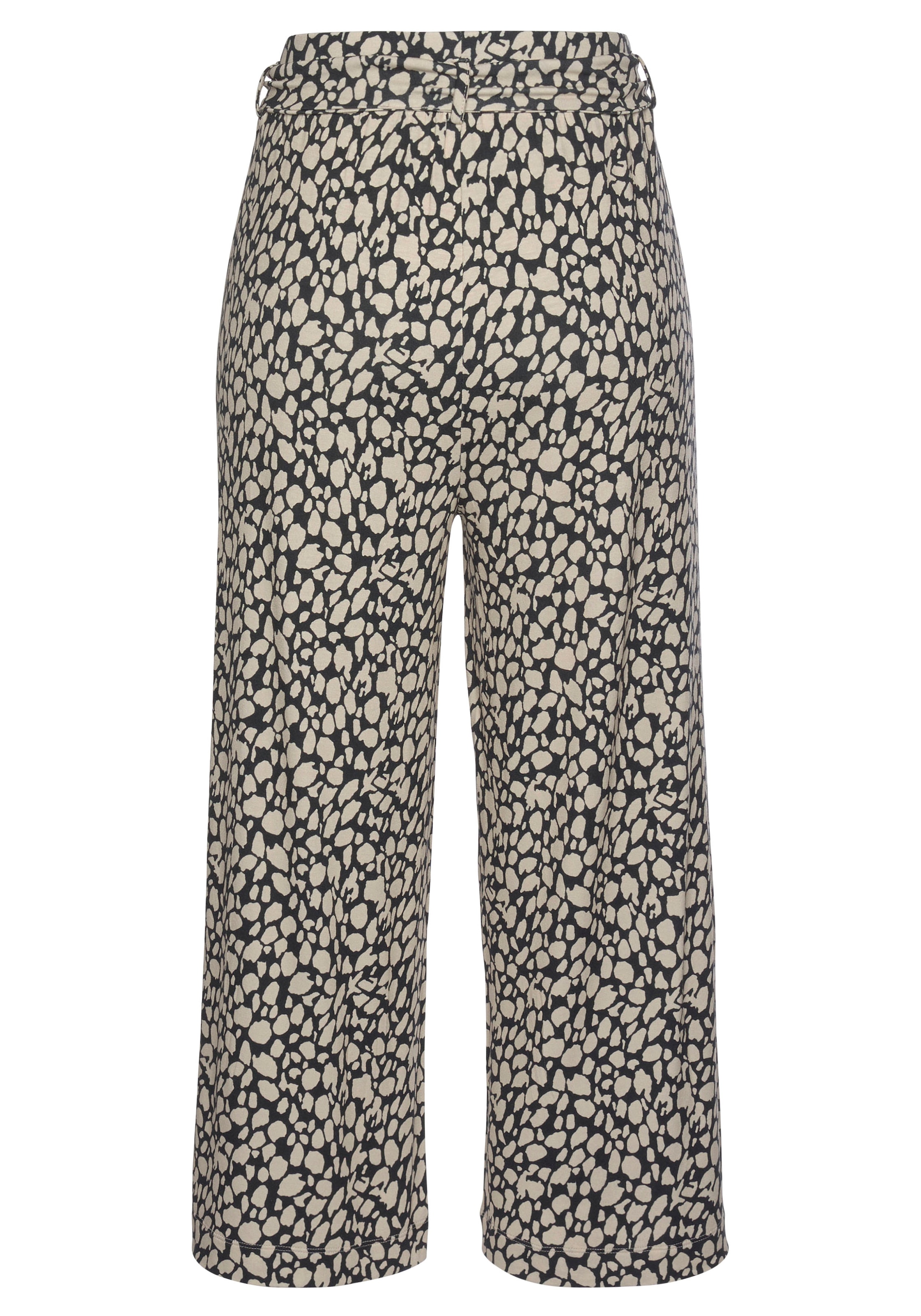 LASCANA Culotte  und Alloverdruck, 7/8-Länge, elastischer Bund, Sommerhose