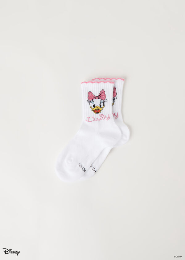 Meias curtas estampadas infantis