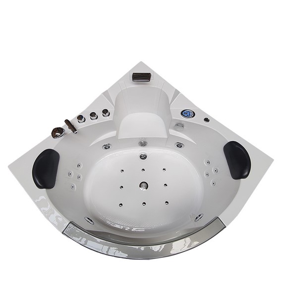 Plazan Orino whirlpool met heater 135x135cm