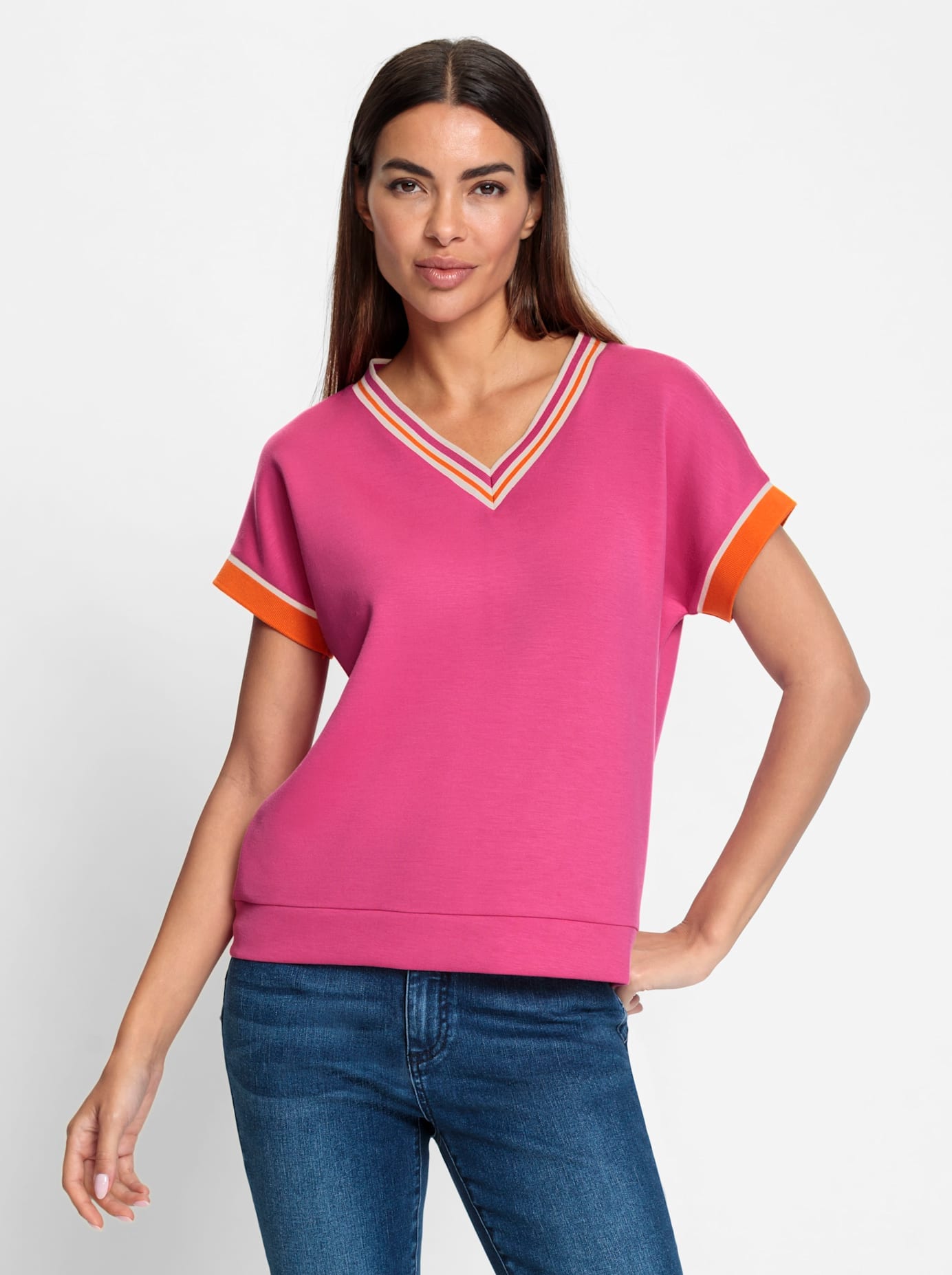 heine V-Shirt »Shirt« 1 Stk. tlg.
