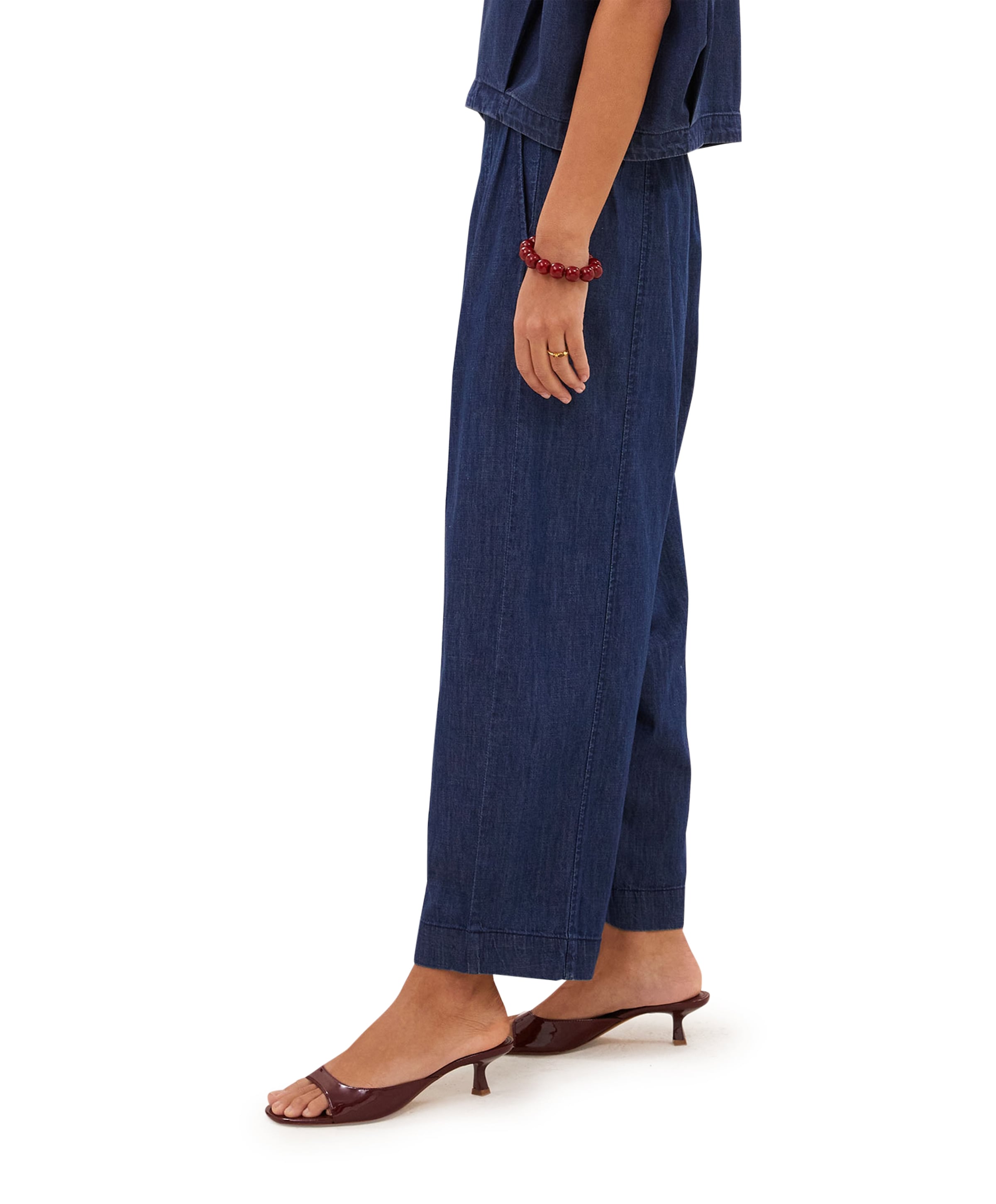 by-bar fuji denim dames broek blauw
